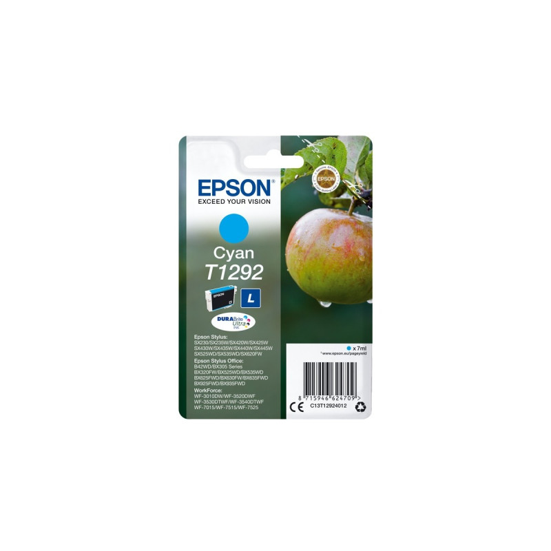 Epson Tinte cyan T1292 (C13T12924012)(DURABrite)