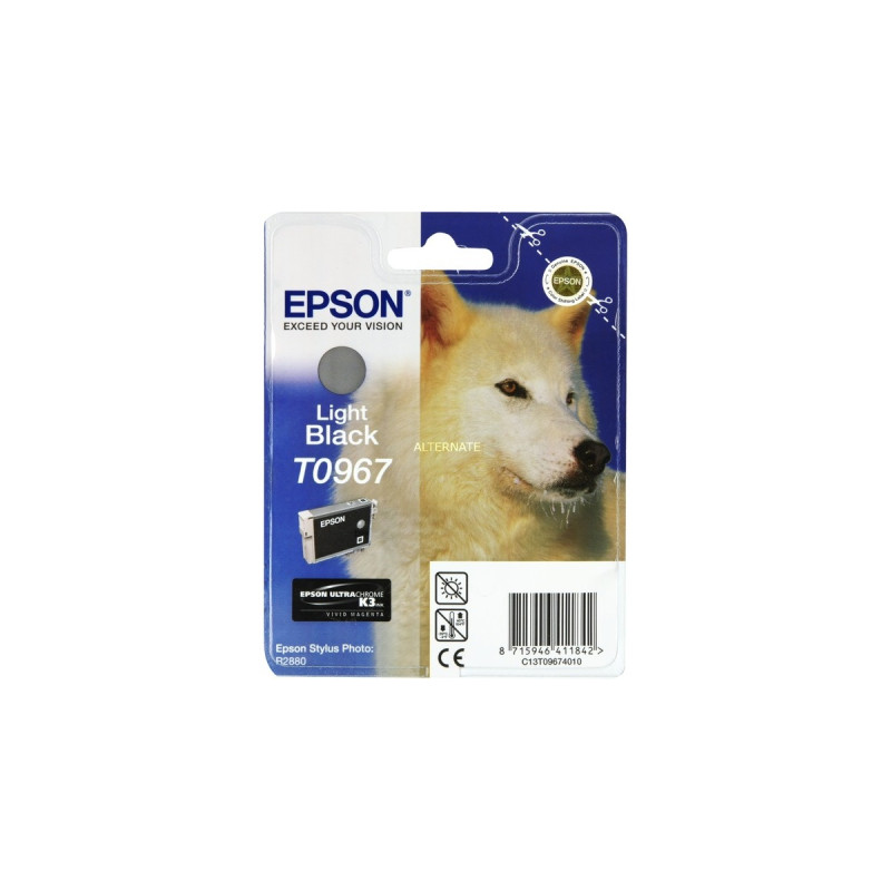 Epson Tinte leicht-schwarz C13T09674010(Retail)