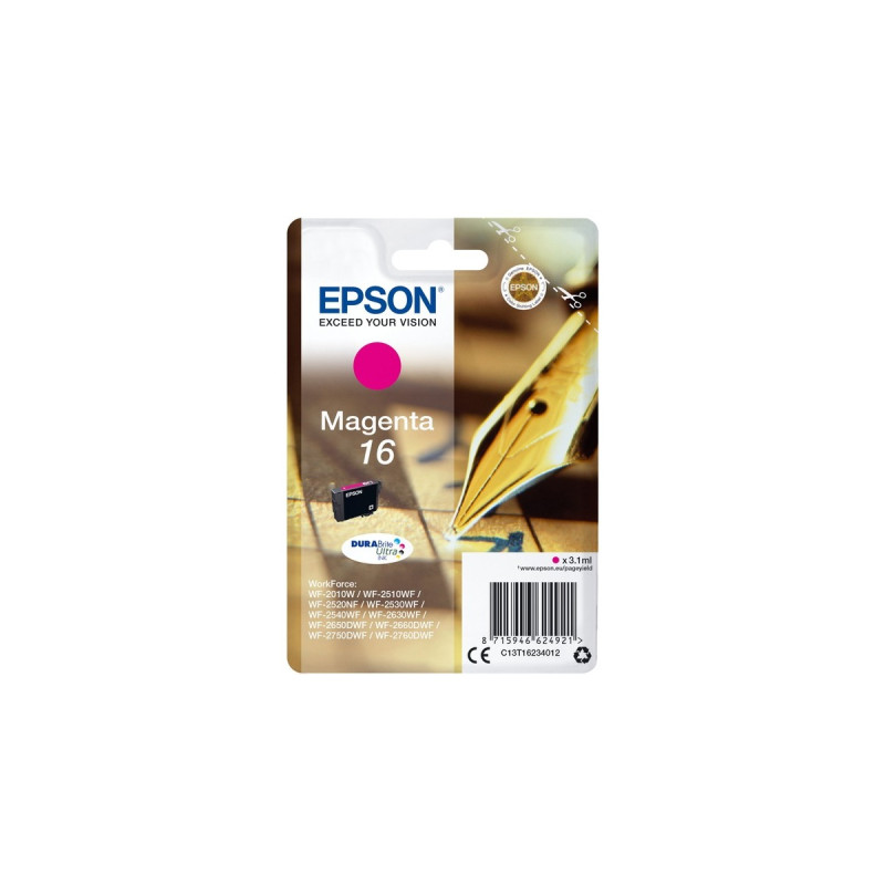 Epson Tinte magenta 16 (C13T16234012)(DURABrite)