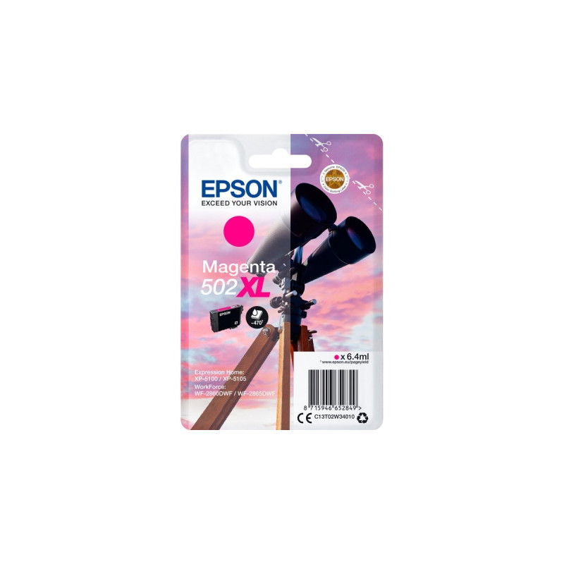Epson Tinte magenta 502XL (C13T02W34010)
