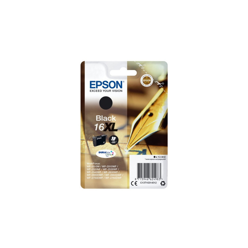 Epson Tinte schwarz 16XL (C13T16314012)(DURABrite)