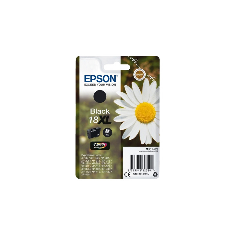Epson Tinte schwarz 18XL (C13T18114012)(Claria Home)