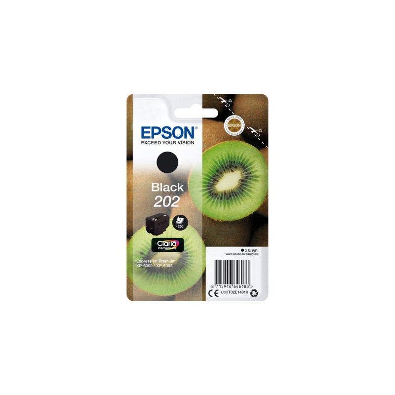 Epson Tinte schwarz 202 (C13T02E14010)(Claria Premium)