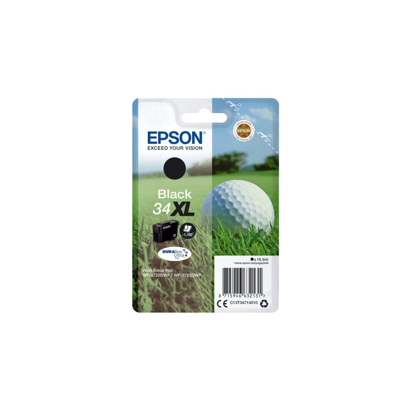 Epson Tinte schwarz 34 XL (C13T34714010)(DURABrite Ultra)