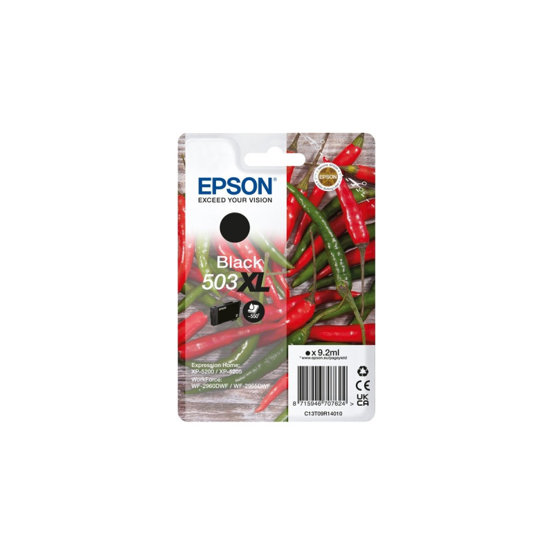 Epson Tinte schwarz 503XL (C13T09R14010)