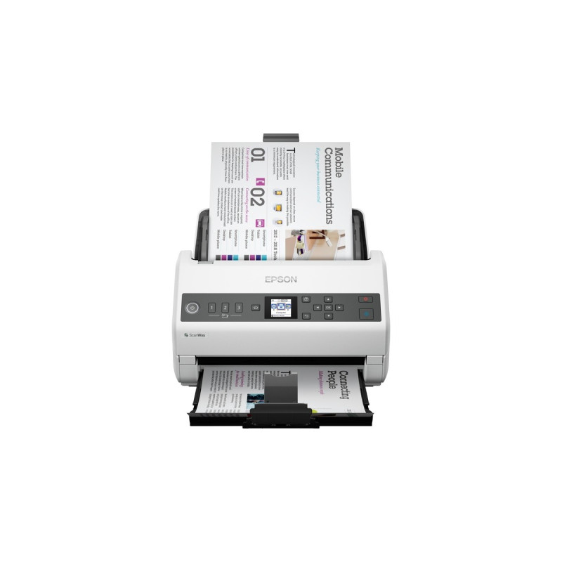 Epson Workforce DS-730N, Einzugsscanner(grau, USB, LAN)