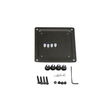 Ergotron 75mm zu 100mm Adapterstück(schwarz)