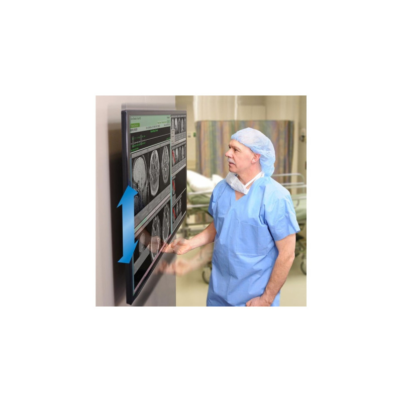 Ergotron Glide-Wandhalterung(schwarz, Outlet)