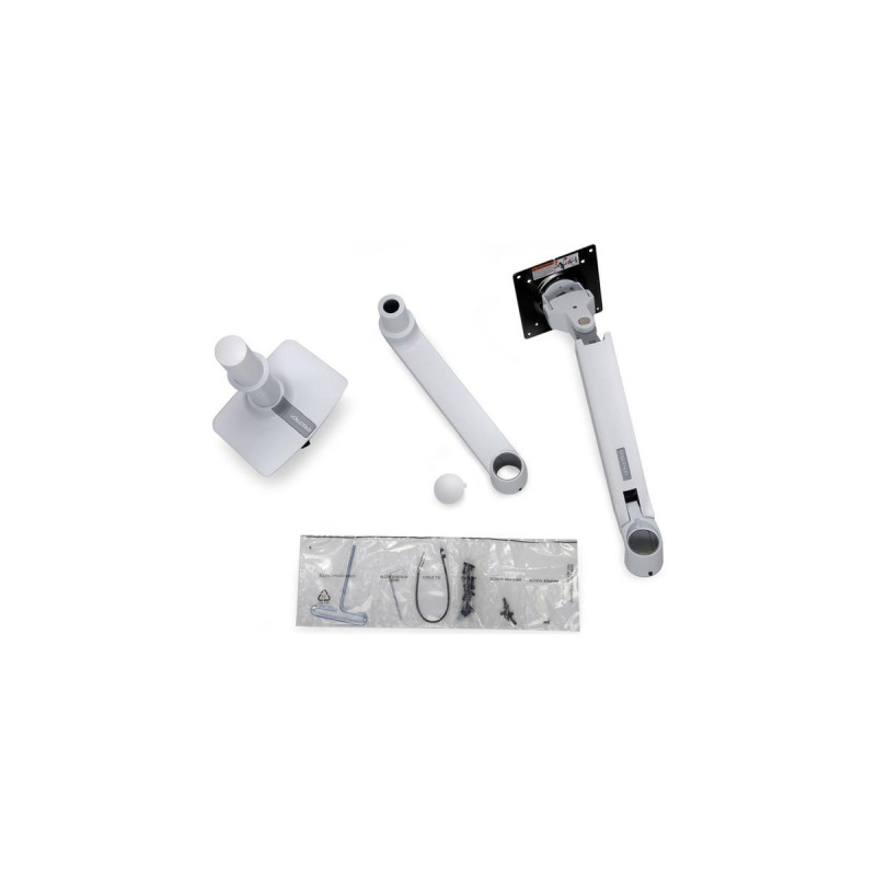 Ergotron LX Desk Mount LCD Arm, Monitorhalterung(weiß, für Tischmontage)