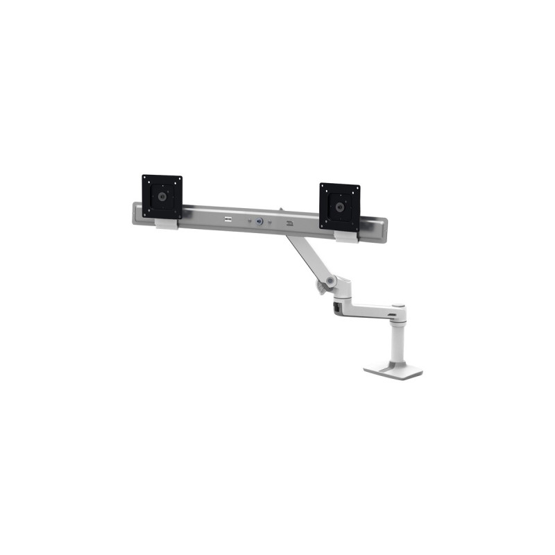 Ergotron LX Dual Direkt, Monitorhalterung(weiß)