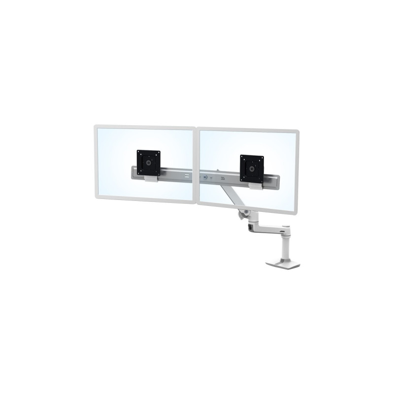 Ergotron LX Dual Direkt, Monitorhalterung(weiß)