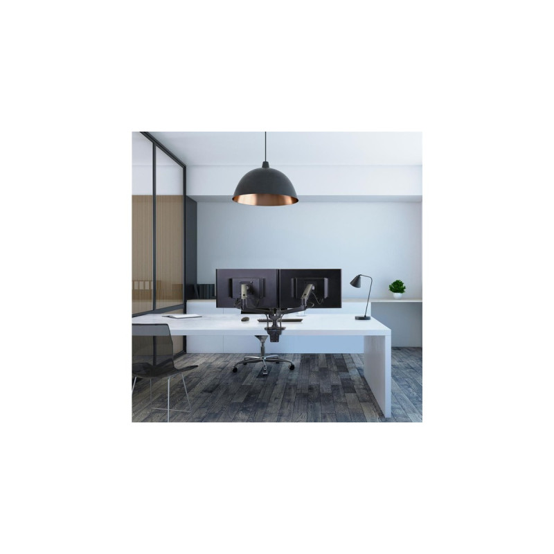 Ergotron LX Dual Monitor Arm, Monitorhalterung(schwarz)