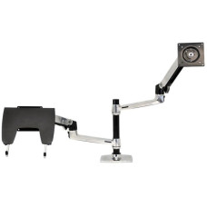 Ergotron LX Dual Monitor Arm, Monitorhalterung(silber)