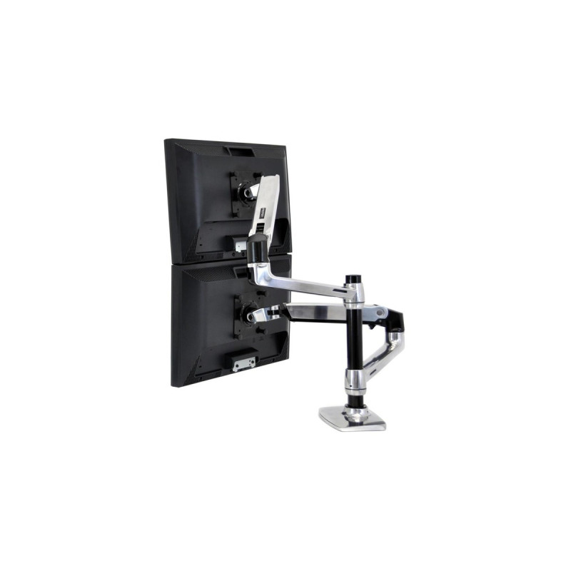 Ergotron LX Dual Monitor Arm, Monitorhalterung(silber)
