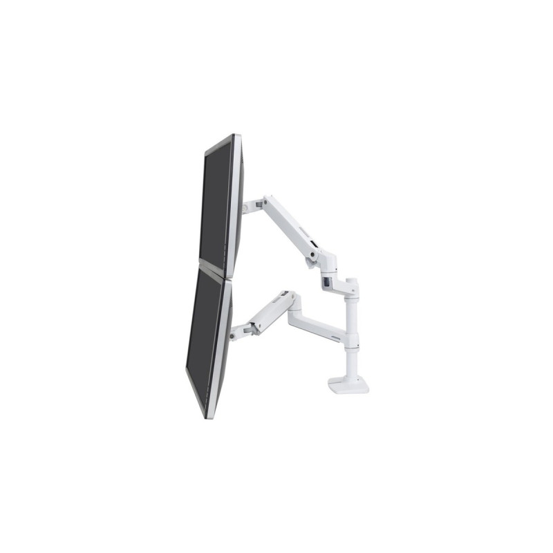 Ergotron LX Dual Monitor Arm, Monitorhalterung(weiß)