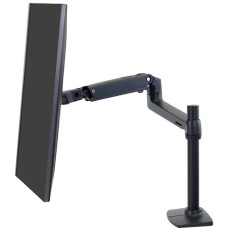 Ergotron LX Monitor Arm mit hoher Säule, Monitorhalterung(schwarz)