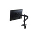 Ergotron LX Monitor Arm mit hoher Säule, Monitorhalterung(schwarz)