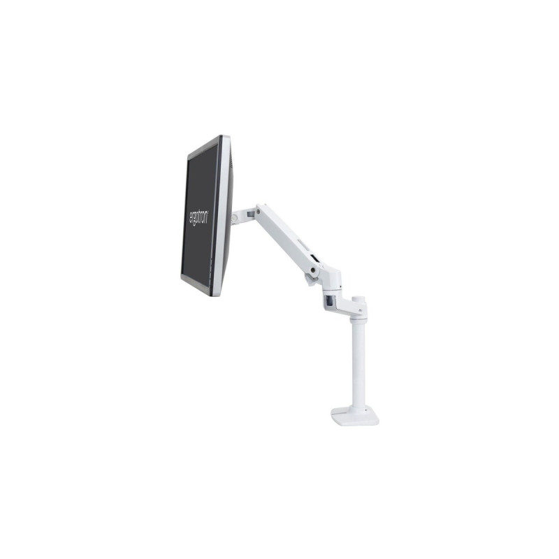 Ergotron LX Monitor Arm mit hoher Säule, Monitorhalterung(weiß)