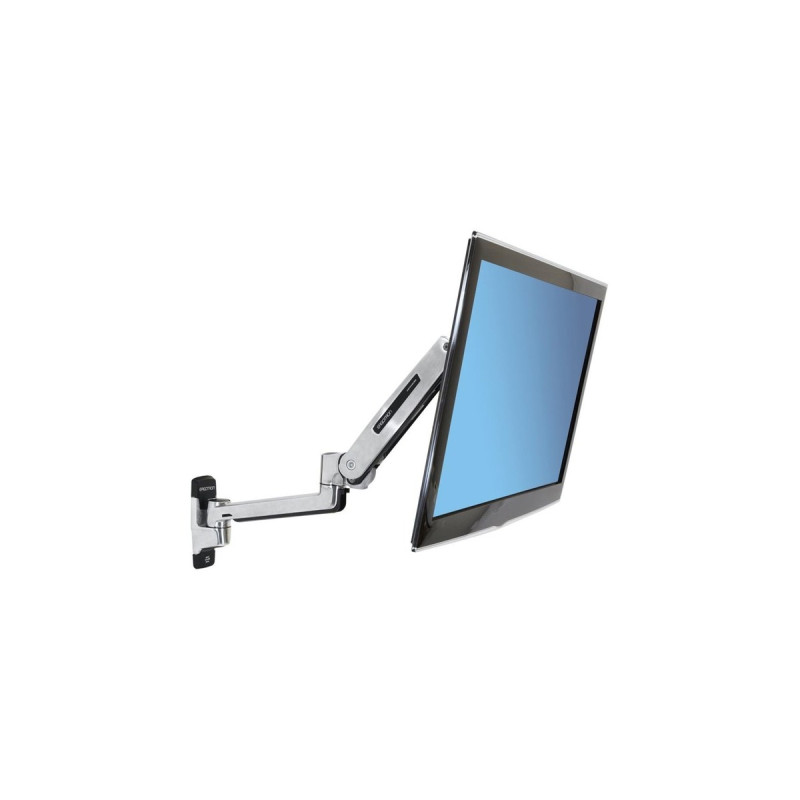 Ergotron LX Steh-Sitz Monitor Arm, Monitorhalterung(silber)