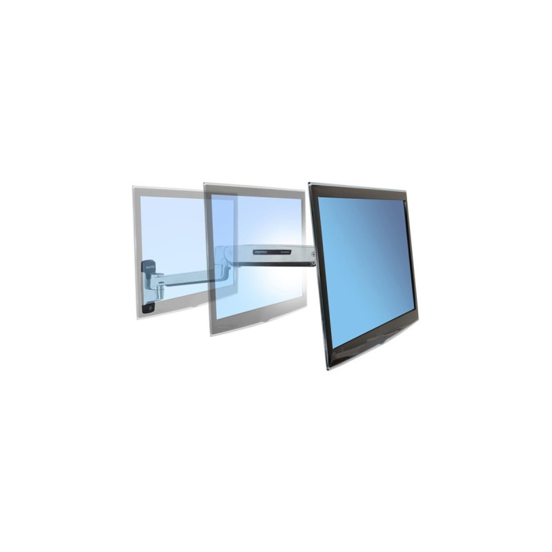 Ergotron LX Steh-Sitz Monitor Arm, Monitorhalterung(silber)