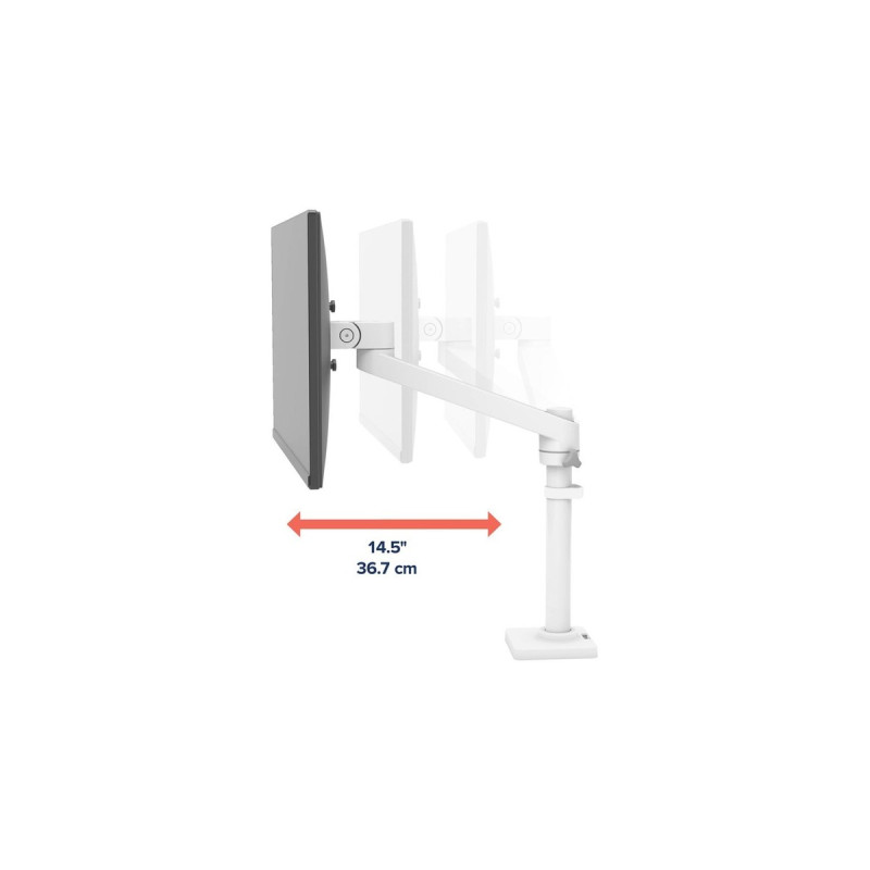 Ergotron NX Monitor Arm, Monitorhalterung(weiß)