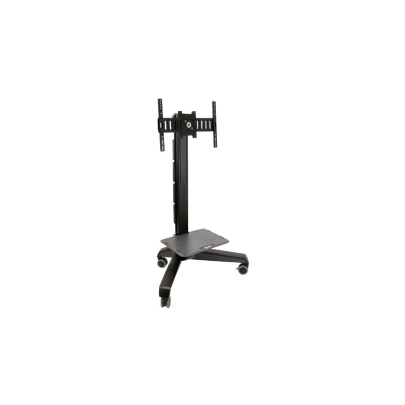 Ergotron Neo-Flex Mobile MediaCenter LD, Standfuß(schwarz, Fahrwagen, Neigungswinkel 20°)