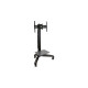 Ergotron Neo-Flex Mobile MediaCenter UHD, Standfuß(schwarz)