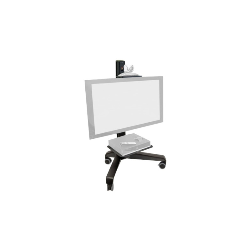 Ergotron Neo-Flex Mobile MediaCenter UHD, Standfuß(schwarz)