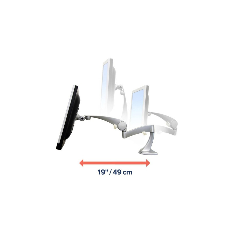 Ergotron Neo-Flex Monitor Arm, Monitorhalterung(silber)