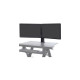 Ergotron WorkFit Dual-Monitor-Kit, Monitorhalterung(schwarz)