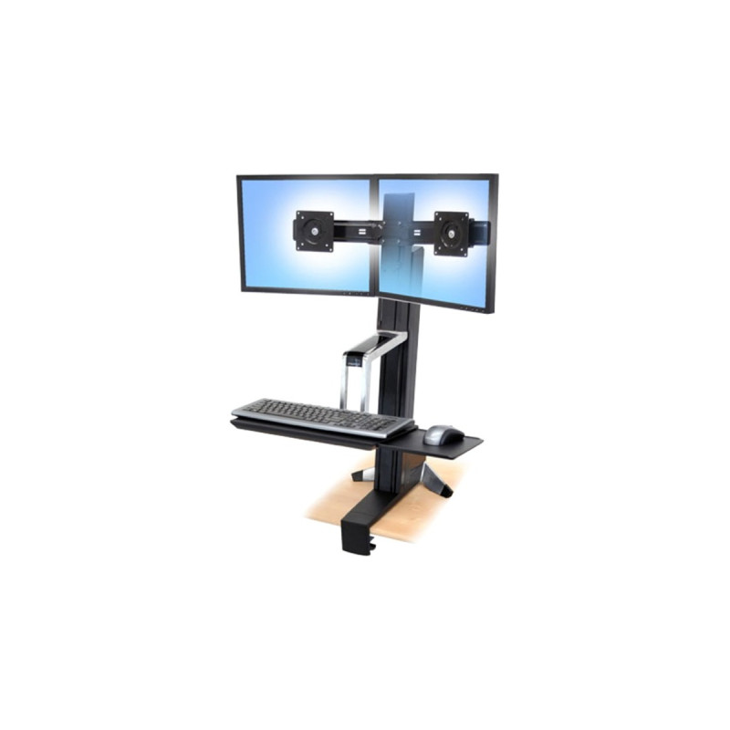 Ergotron WorkFit-S Dual, Monitorhalterung