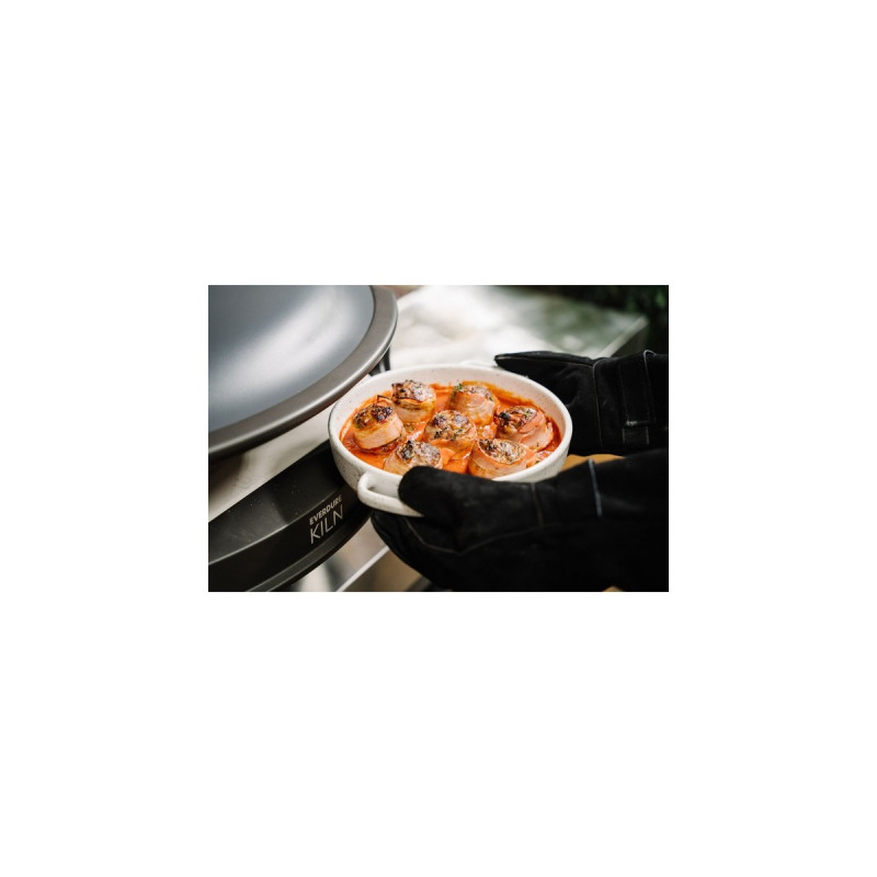 Everdure 1-Brenner Pizzaofen Kiln S graphite(dunkelgrau, 8,5 kW, für Pizzen bis ca. Ø 40cm)