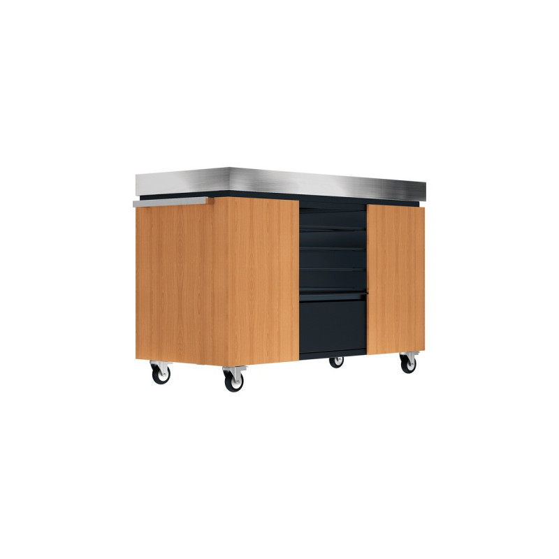 Everdure Pizza Station EPPREPSTAND, Schrank(holz/edelstahl, Outdoor-Schrank für Pizzaofen)