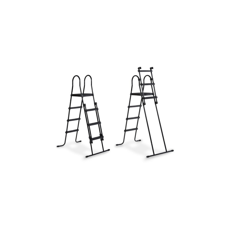 Exit Toys Stone Pool, Frame Pool Ø 427x122cm, Schwimmbad(grau, mit Sandfilteranlage)