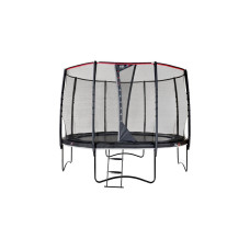 Exit Toys Trampolin PeakPro, Fitnessgerät(schwarz, rund, 305 cm Durchmesser, inkl. Sicherheitsnetz und Leiter)