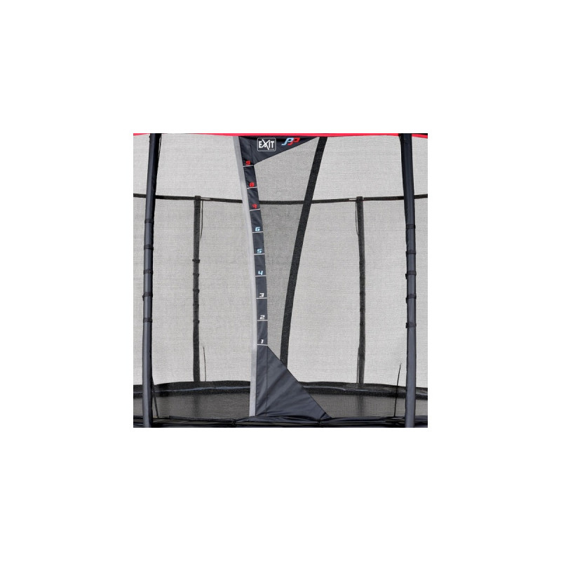 Exit Toys Trampolin PeakPro, Fitnessgerät(schwarz, rund, 366 cm Durchmesser, inkl. Sicherheitsnetz und Leiter)