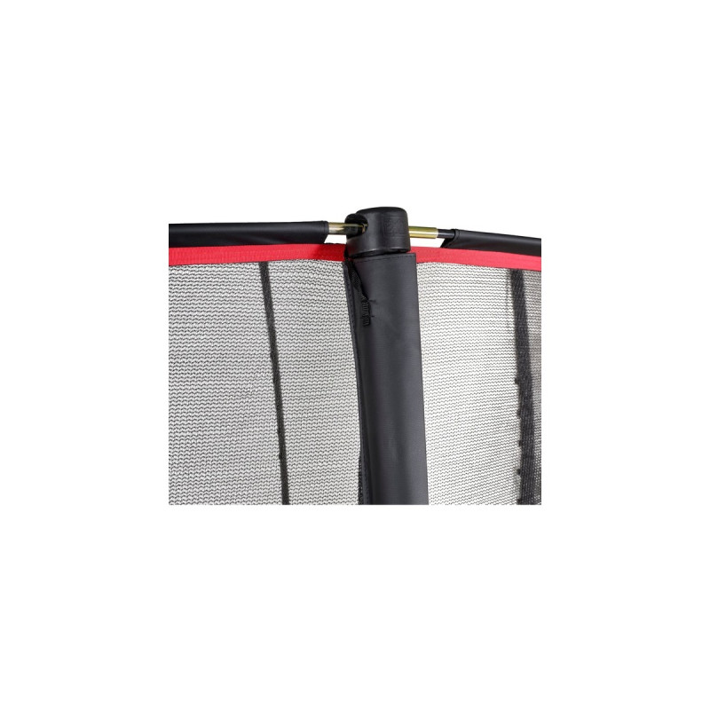 Exit Toys Trampolin PeakPro, Fitnessgerät(schwarz, rund, 366 cm Durchmesser, inkl. Sicherheitsnetz und Leiter)