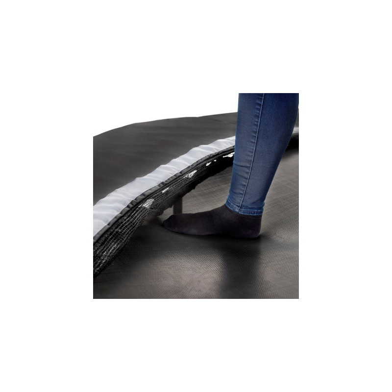 Exit Toys Trampolin PeakPro, Fitnessgerät(schwarz, rund, 366 cm Durchmesser, inkl. Sicherheitsnetz und Leiter)