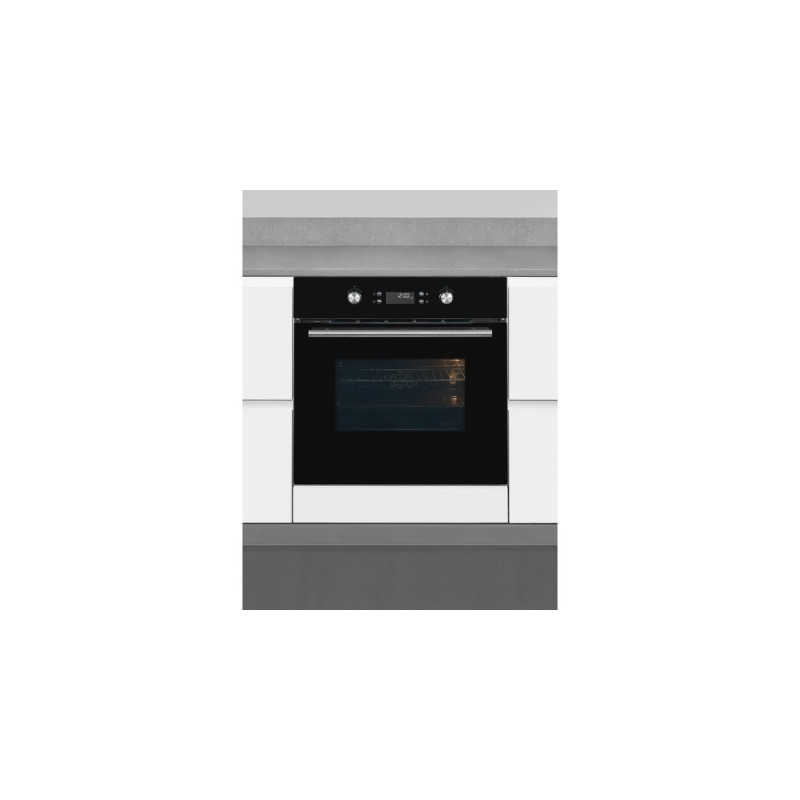 Exquisit EBEP697-H-030, Backofen(schwarz, 60 cm)