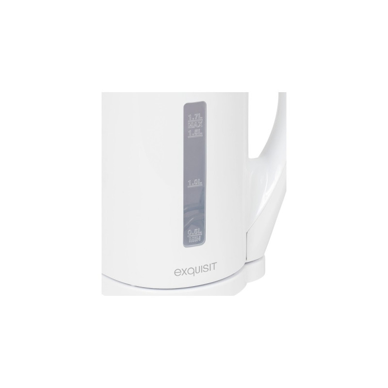 Exquisit WK3101, Wasserkocher(weiß, 1,7 Liter)