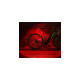 FISCHER Fahrrad Akku Leuchten-Set 30 Lux, LED-Leuchte