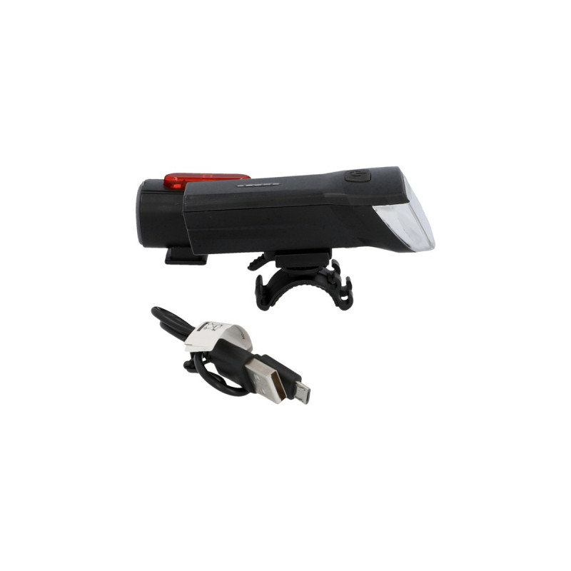 FISCHER Fahrrad Akku Leuchten-Set 30 Lux, LED-Leuchte