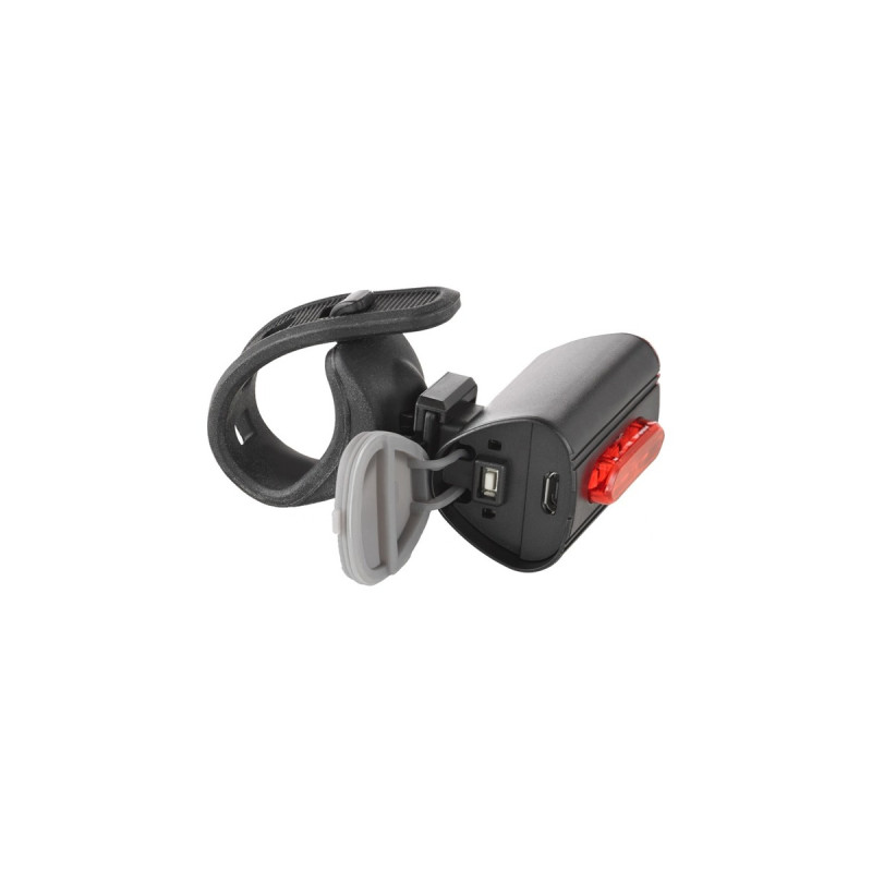 FISCHER Fahrrad Akku-Rücklicht Twin, LED-Leuchte