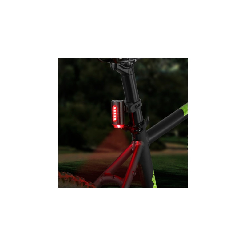 FISCHER Fahrrad Akku-Rücklicht Twin, LED-Leuchte