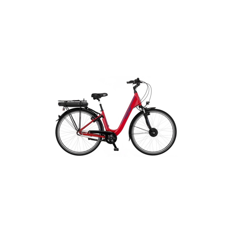 FISCHER Fahrrad CITA 1.0, Pedelec(rot (glänzend), 28