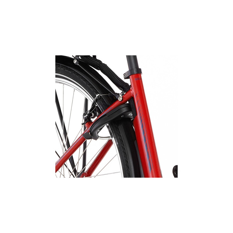 FISCHER Fahrrad CITA 1.0, Pedelec(rot (glänzend), 28