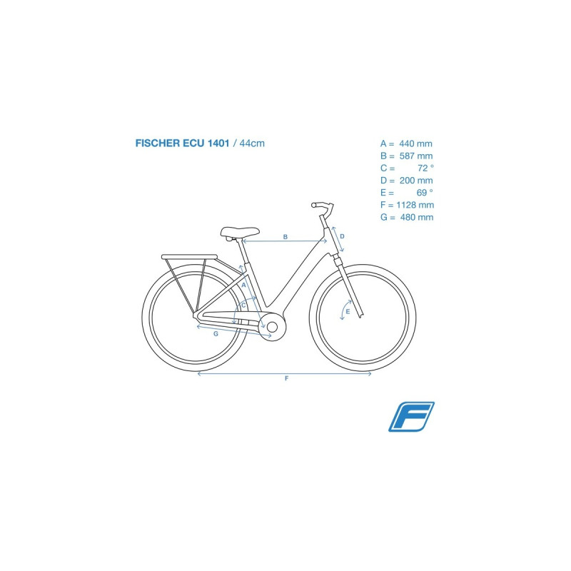 FISCHER Fahrrad CITA ECU1401, Pedelec(anthrazit, 44 cm Rahmen, 28