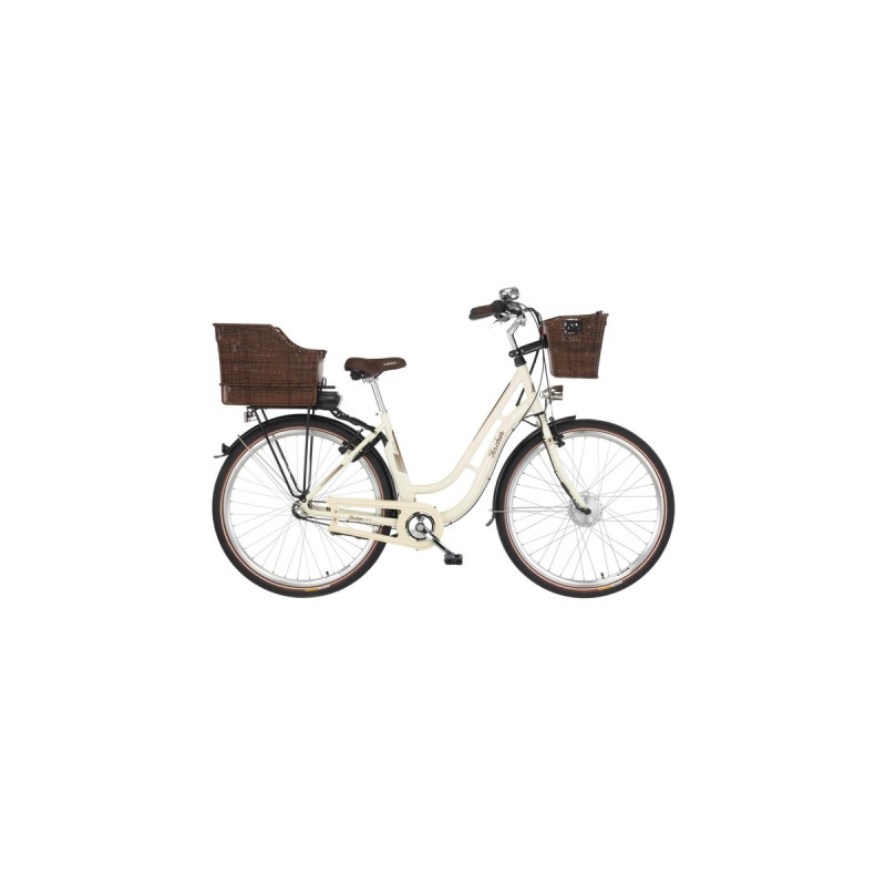 FISCHER Fahrrad CITA ER 1804, Pedelec(weiß, 48 cm Rahmen, 28