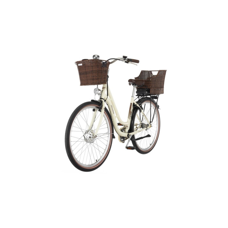 FISCHER Fahrrad CITA ER 1804, Pedelec(weiß, 48 cm Rahmen, 28