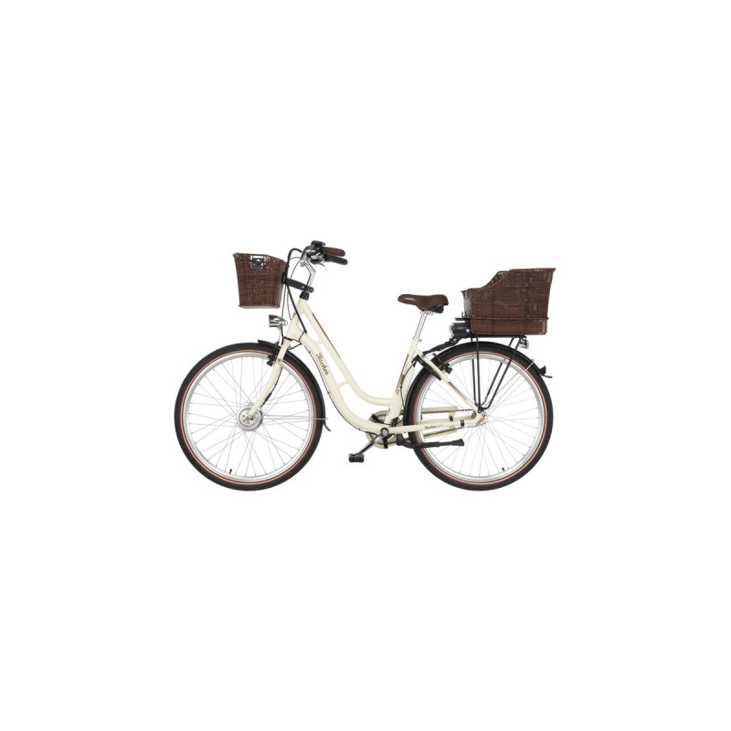 FISCHER Fahrrad CITA ER 1804, Pedelec(weiß, 48 cm Rahmen, 28